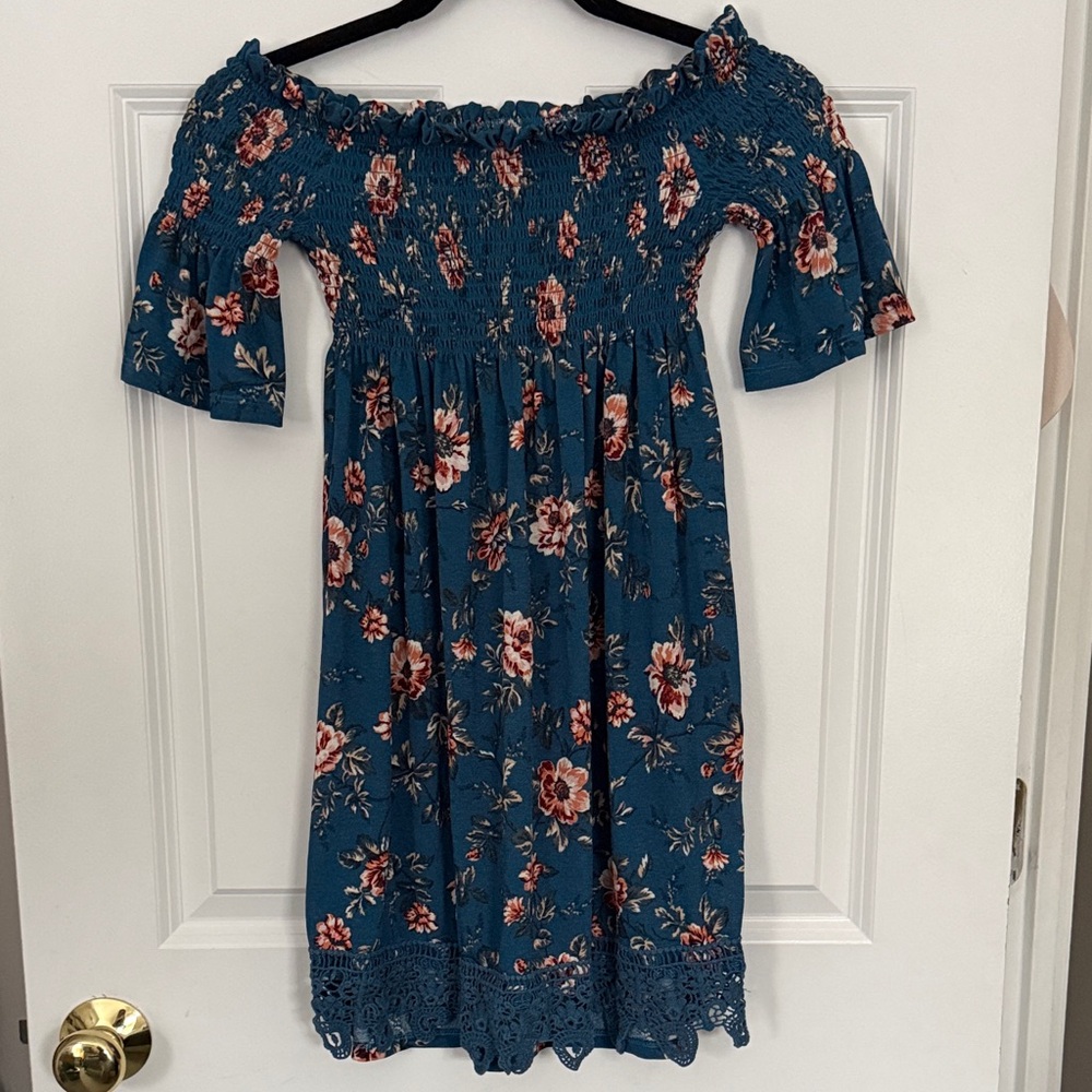Floral Off-Shoulder Dress